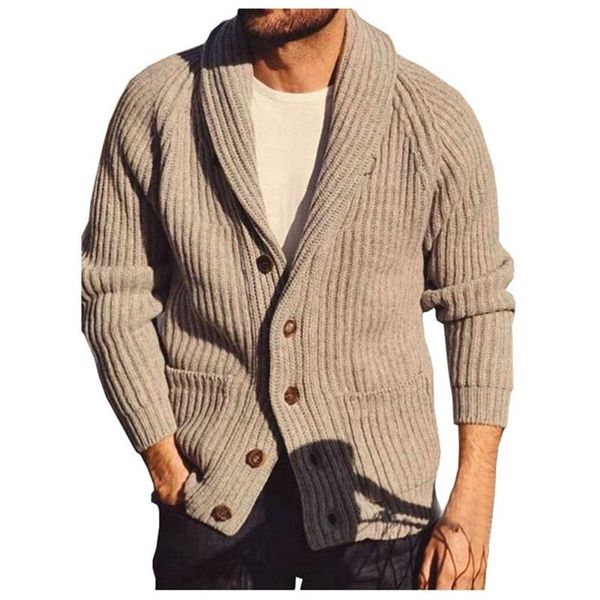men's trench coats winter men sweatercoat single-breasted solid color knitted sweater buttons suit cardigan warm jacket male coat high, Tan;black
men's trench coats winter men sweatercoat single-breasted solid color knitted sweater buttons suit cardigan warm jacket male coat high, Tan;black