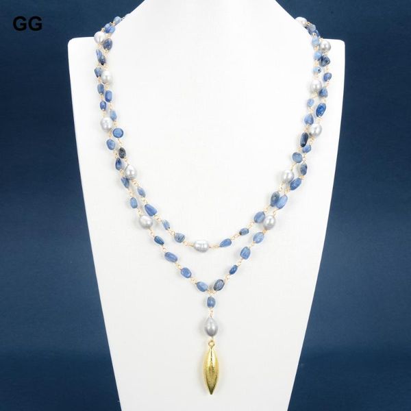 jewelry blue kyanites gray rice freshwater pearl statement chain necklace teardrop brushed gold plated pendant for women chains, Silver
jewelry blue kyanites gray rice freshwater pearl statement chain necklace teardrop brushed gold plated pendant for women chains, Silver