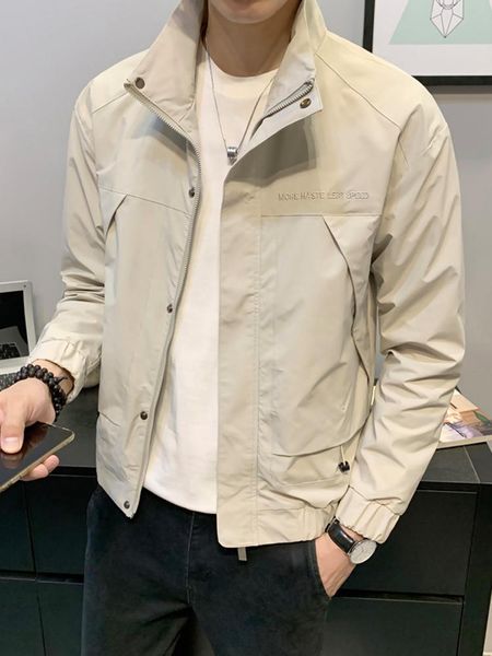 men's jackets men's 2021 spring autumn fashion solid color work wear male casual coats ladies plus size stand collar overcoats o31, Black;brown
men's jackets men's 2021 spring autumn fashion solid color work wear male casual coats ladies plus size stand collar overcoats o31, Black;brown