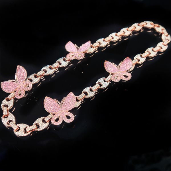hip hop bling multicolor coffee bean iced out cz pig nose rhinestone charm link chain butterfly necklaces for men jewelry x0509, Black
hip hop bling multicolor coffee bean iced out cz pig nose rhinestone charm link chain butterfly necklaces for men jewelry x0509, Black