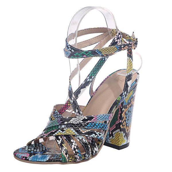 serpentine high heels sandals summer ankle strap open toe gladiator party dress women shoes square, Black
serpentine high heels sandals summer ankle strap open toe gladiator party dress women shoes square, Black