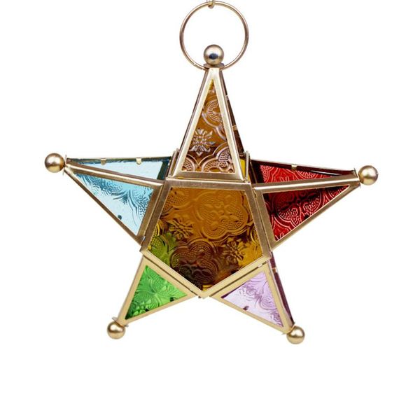 decorative objects & figurines candle holder colorful five-pointed star candlestick hanging ornament craftwork for home office shops
decorative objects & figurines candle holder colorful five-pointed star candlestick hanging ornament craftwork for home office shops