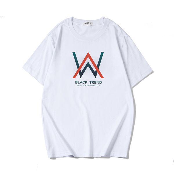 t shirt summer men's cotton short sleeve loose large korean round neck printing, White;black
t shirt summer men's cotton short sleeve loose large korean round neck printing, White;black