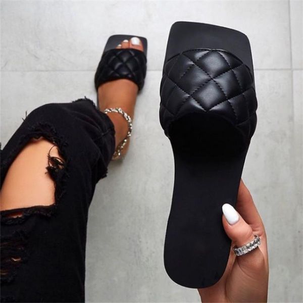slippers 2021 est women slides square toe weave flat brand designer summer outdoor slipper beach sandals, Black
slippers 2021 est women slides square toe weave flat brand designer summer outdoor slipper beach sandals, Black