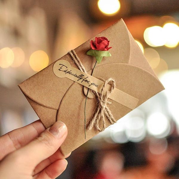 retro diy kraft paper invitation greeting card handmade dry flower wedding party envelopes cards
retro diy kraft paper invitation greeting card handmade dry flower wedding party envelopes cards