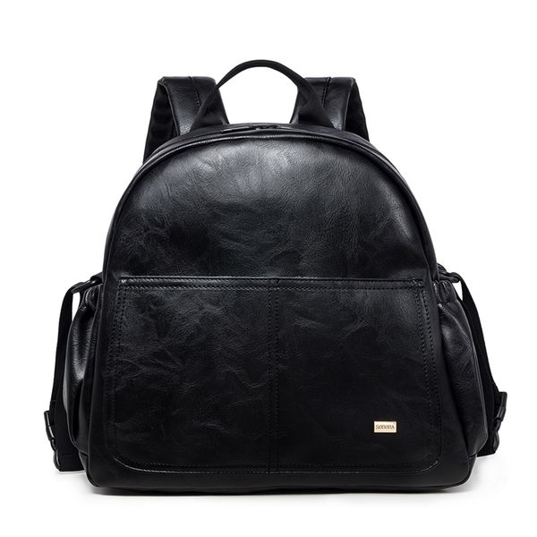 fashion maternity nappy changing bag for mother black large capacity fashion diaper bag with 2 straps travel backpack for baby 211025
fashion maternity nappy changing bag for mother black large capacity fashion diaper bag with 2 straps travel backpack for baby 211025