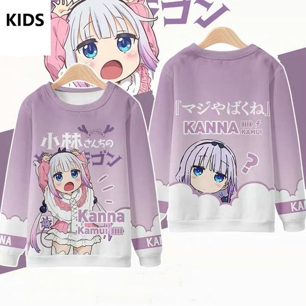 women hoodie manga cosplay kyoto animation miss kobayashi's dragon maid sweatshirt 3d print japanese anime clothes kids hoodies oversiz, Black
women hoodie manga cosplay kyoto animation miss kobayashi's dragon maid sweatshirt 3d print japanese anime clothes kids hoodies oversiz, Black