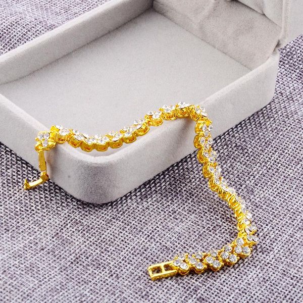 link, chain drop 7mm cubic zirconia tennis bracelets iced out crystal wedding bracelet for women gold silver color, Black
link, chain drop 7mm cubic zirconia tennis bracelets iced out crystal wedding bracelet for women gold silver color, Black