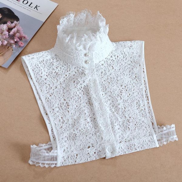 bow ties 2021 fake collar for women high stand embroidery false lace hollow decorative female shirt detachable sweater, Black;gray
bow ties 2021 fake collar for women high stand embroidery false lace hollow decorative female shirt detachable sweater, Black;gray