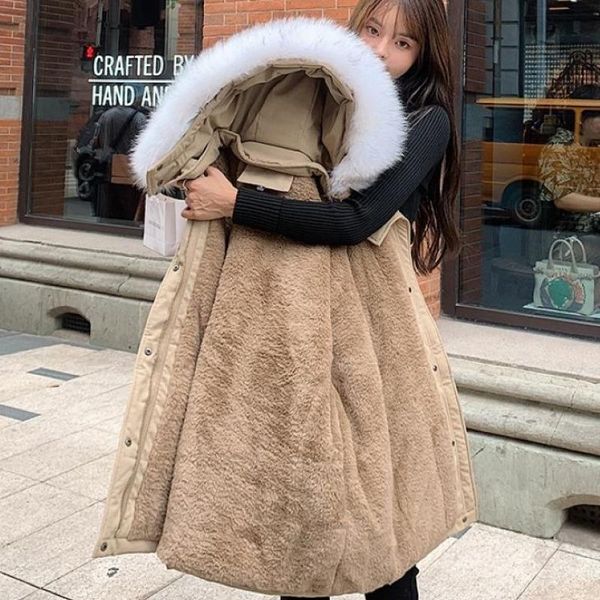 women's jackets down cotton jacket korean style pie overcomes short plush thickened loose fur neckline, Black;brown
women's jackets down cotton jacket korean style pie overcomes short plush thickened loose fur neckline, Black;brown