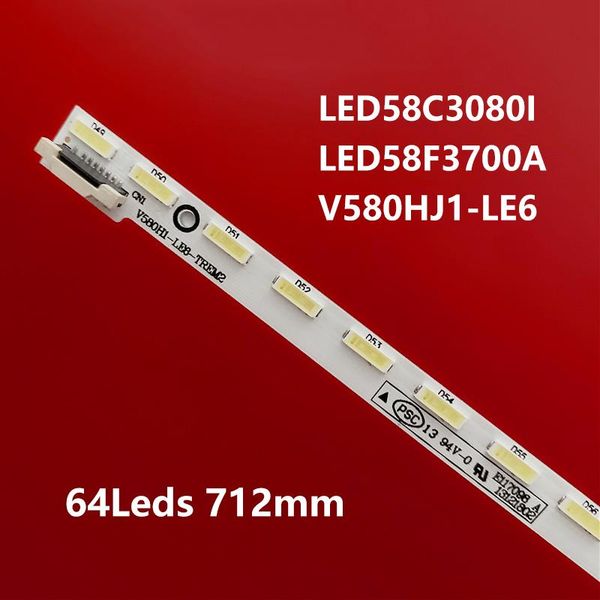 strips 64leds 721mm led backlight strip v580h1-le6-trem2 for led58k280j led58c3080i v580hj1-le6
strips 64leds 721mm led backlight strip v580h1-le6-trem2 for led58k280j led58c3080i v580hj1-le6