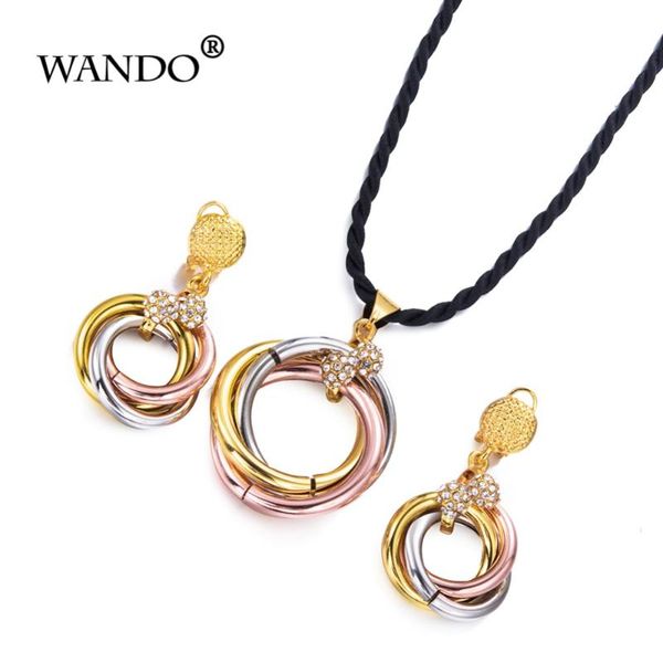 earrings & necklace wando ethiopian set fashion gold-color engagement jewelry sets for women round pendant gift ws65, Silver
earrings & necklace wando ethiopian set fashion gold-color engagement jewelry sets for women round pendant gift ws65, Silver