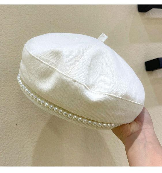 berets autumn breathable solid color pearl beret korean female small fragrance fashion octagonal hat japanese casual painter, Blue;gray
berets autumn breathable solid color pearl beret korean female small fragrance fashion octagonal hat japanese casual painter, Blue;gray