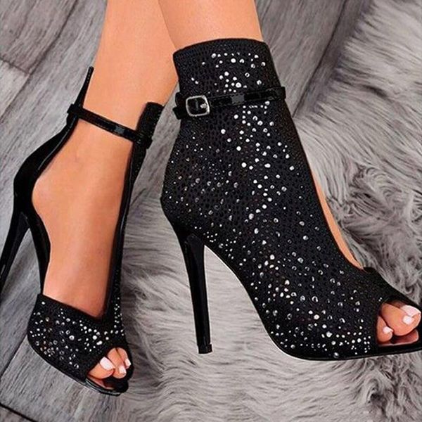 dress shoes nice women pumps high heels buckle ladies female sandals stiletto, Black
dress shoes nice women pumps high heels buckle ladies female sandals stiletto, Black