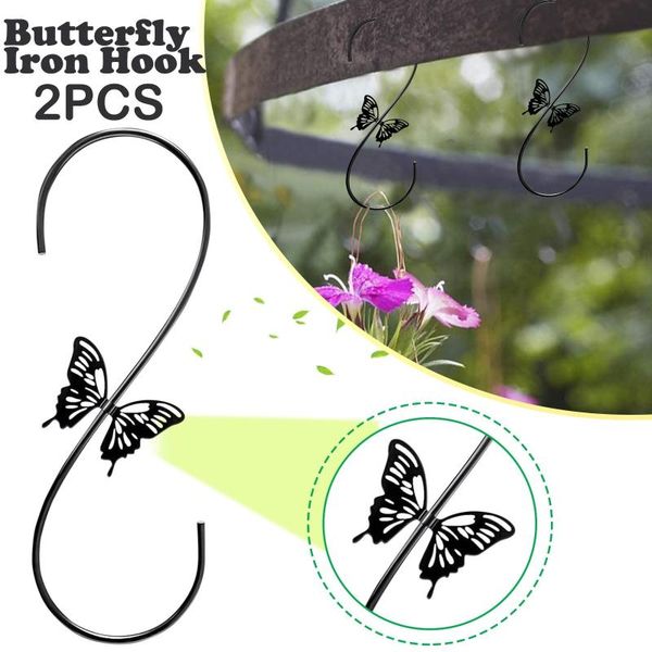 hooks & rails iron wall light hook bracket s-shape butterfly bird feeder decorative for outdoor metal wind chimes flower pot holder
hooks & rails iron wall light hook bracket s-shape butterfly bird feeder decorative for outdoor metal wind chimes flower pot holder