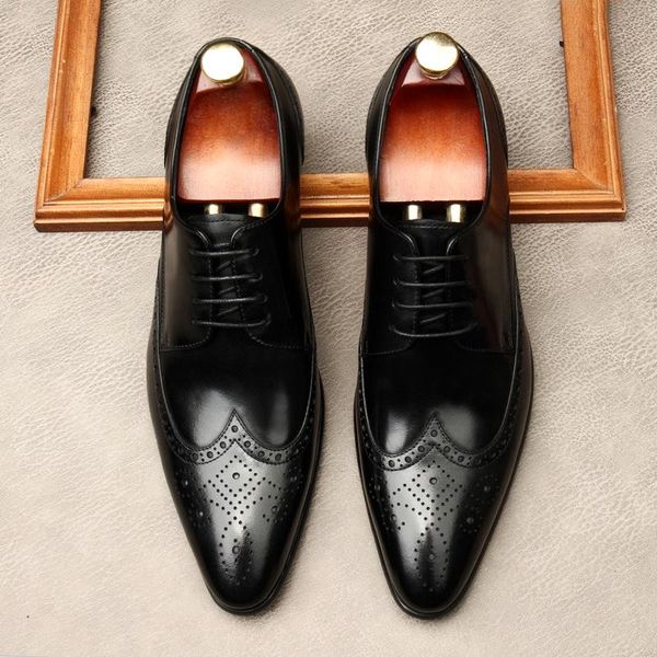 dress shoes italian designer genuine leather mens oxford male party wedding office black luxury brogue formal for men
dress shoes italian designer genuine leather mens oxford male party wedding office black luxury brogue formal for men