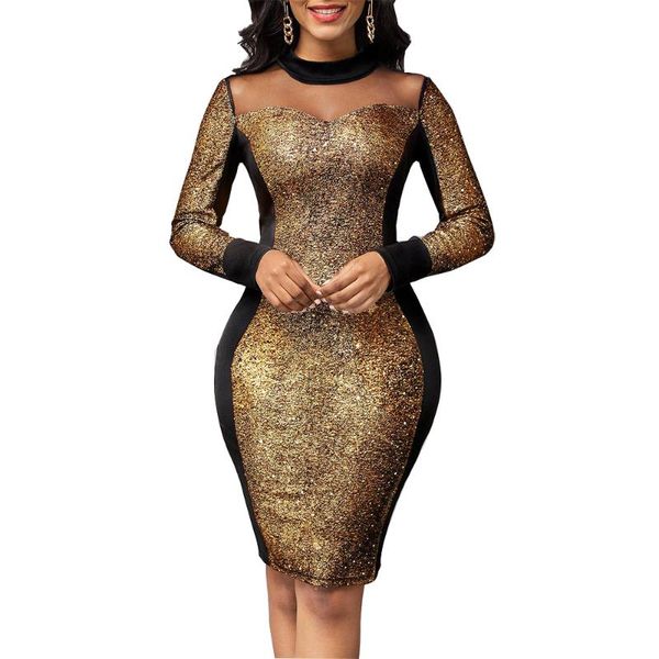 casual dresses party dress women's 2021 autumn elegant gold sequin mesh evening wedding nightclub long sleeve sheath bodycon, Black;gray
casual dresses party dress women's 2021 autumn elegant gold sequin mesh evening wedding nightclub long sleeve sheath bodycon, Black;gray