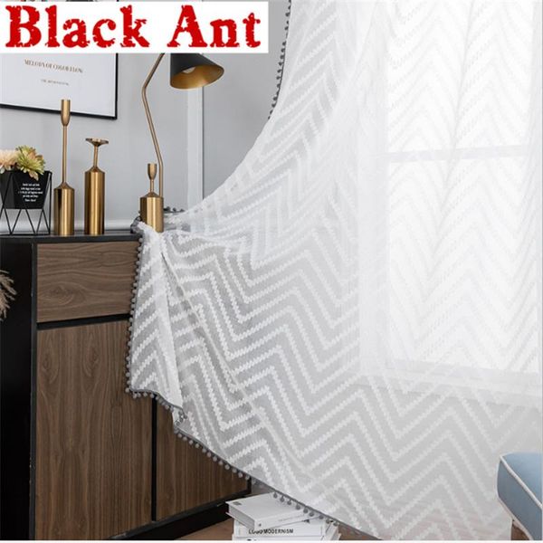 curtain & drapes grey tassel geometric tulle for living room window screen kitchen drape panel rod pocket bay finished modern x-jd931#20
curtain & drapes grey tassel geometric tulle for living room window screen kitchen drape panel rod pocket bay finished modern x-jd931#20