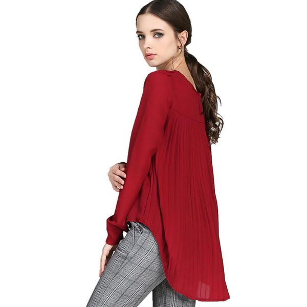 women's blouses & shirts summer style women casual loose chiffon long sleeve solid ladies plus size blusas s-5xl, White
women's blouses & shirts summer style women casual loose chiffon long sleeve solid ladies plus size blusas s-5xl, White