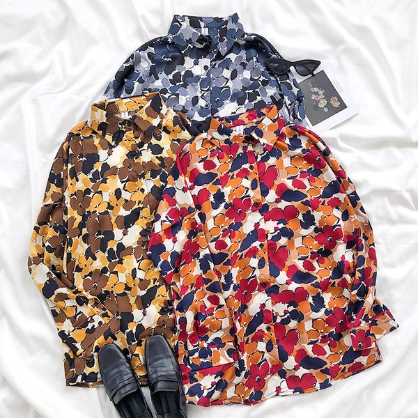 3 colors spring autumn digit print chiffon shirt casual long sleeve blouses turn down collar womens and blouse (b8744), White
3 colors spring autumn digit print chiffon shirt casual long sleeve blouses turn down collar womens and blouse (b8744), White