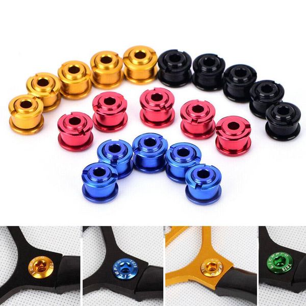 bike heels & chainwheels 5pcs litepro chainring bolts 6.5mm single/double/triple speed mountain bicycle chainwheel screws 8.5mm accesso
bike heels & chainwheels 5pcs litepro chainring bolts 6.5mm single/double/triple speed mountain bicycle chainwheel screws 8.5mm accesso
