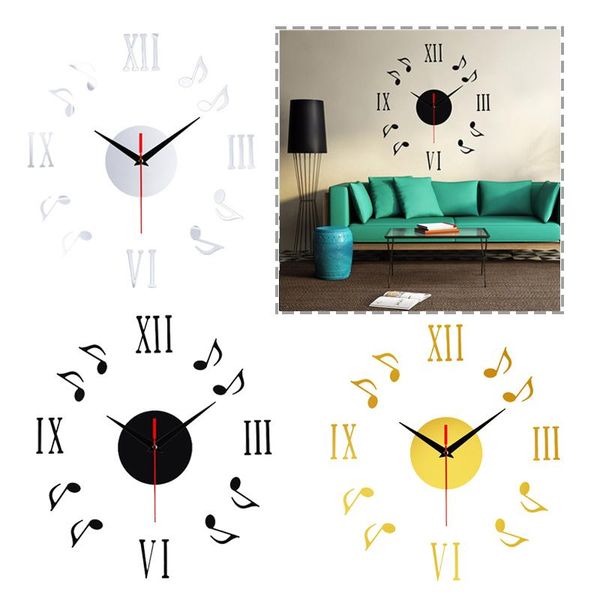 creative musical note wall sticker mute decorative clock all show fashion atmosphere elegant noble quality of life clocks
creative musical note wall sticker mute decorative clock all show fashion atmosphere elegant noble quality of life clocks