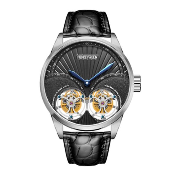 wristwatches double tourbillon watch automatic mechanical tough guy wristwatch gift high-end business men clock 1963, Slivery;brown
wristwatches double tourbillon watch automatic mechanical tough guy wristwatch gift high-end business men clock 1963, Slivery;brown