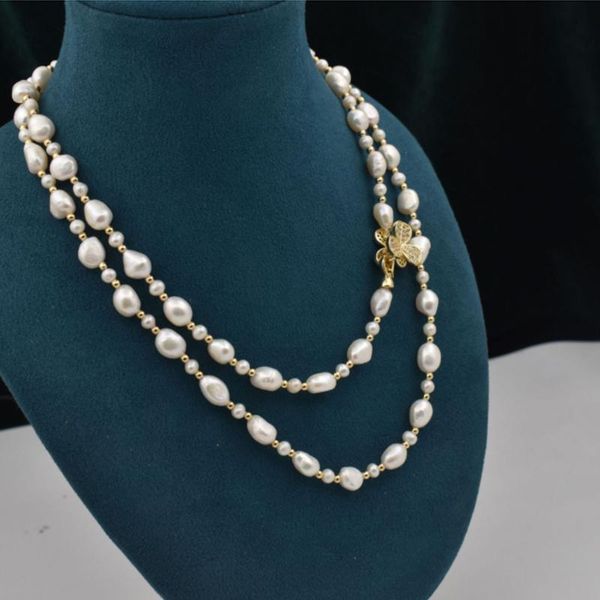 chains simple ins style korean version with long sweater chain, multiple wearing styles, fashionable multi-layer natural pearl necklace, Silver
chains simple ins style korean version with long sweater chain, multiple wearing styles, fashionable multi-layer natural pearl necklace, Silver