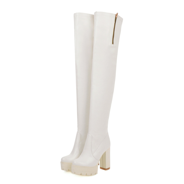 boots pu leather thigh high lady over the knee women large size winter shoes platform white black long
boots pu leather thigh high lady over the knee women large size winter shoes platform white black long