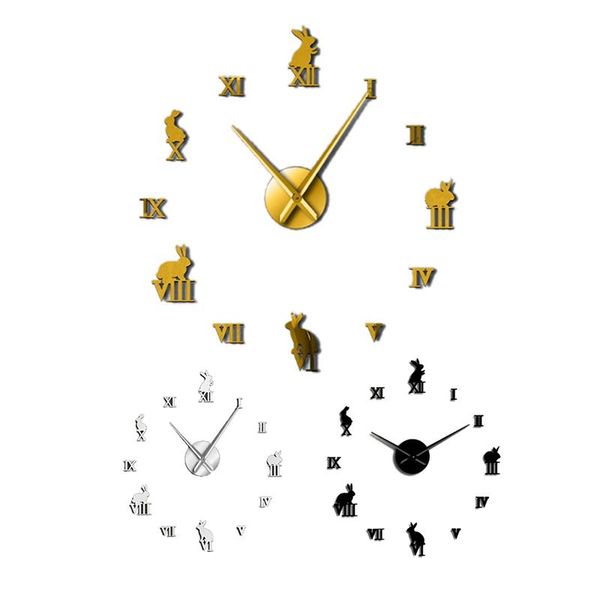 with roman numerals diy large wall clock animals home decor frameless mirror effect children clocks
with roman numerals diy large wall clock animals home decor frameless mirror effect children clocks