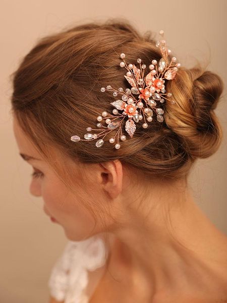 headpieces vintage rose gold flowers bride hairpins pearls rhinestones handmade hair accessories for women wedding decoration clips, Silver
headpieces vintage rose gold flowers bride hairpins pearls rhinestones handmade hair accessories for women wedding decoration clips, Silver