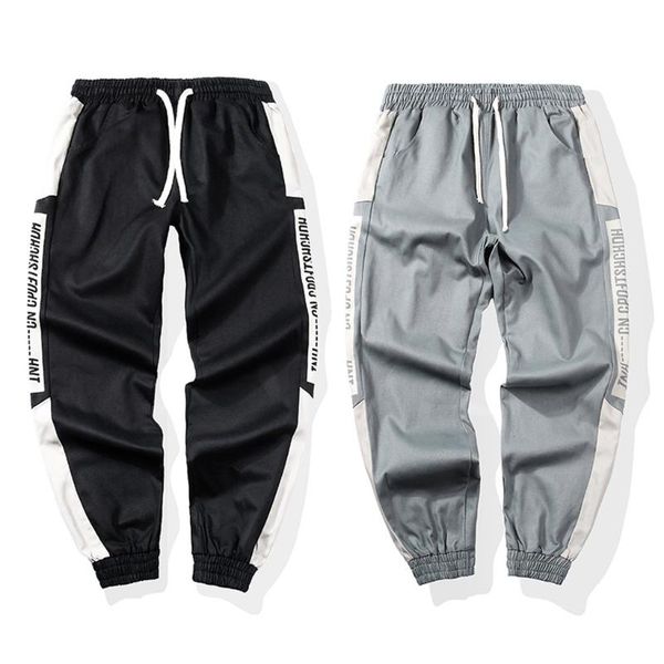 men summer solid color casual pants mutil pocket loose trousers long running sport c827 men's, Black
men summer solid color casual pants mutil pocket loose trousers long running sport c827 men's, Black