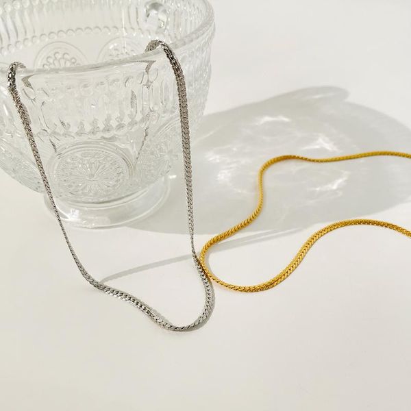 chains monlansher gold silver color geometric link chain necklace titanium steel flat snake choker minimalist necklaces jewelry
chains monlansher gold silver color geometric link chain necklace titanium steel flat snake choker minimalist necklaces jewelry
