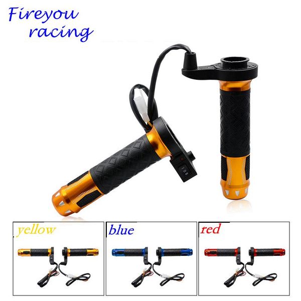 fireyouracing motorcycle electric heated grips motorbike grip atv scooter 22mm 7/8" handlebar hand warmer aluminum 12v handlebars
fireyouracing motorcycle electric heated grips motorbike grip atv scooter 22mm 7/8" handlebar hand warmer aluminum 12v handlebars
