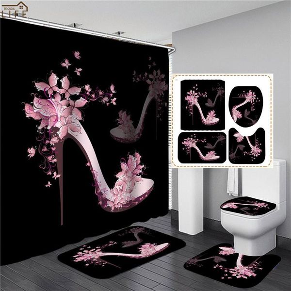 shower curtains women bathroom high heels print curtain polyester bathtub screen and bath mat set rug carpet home decoration
shower curtains women bathroom high heels print curtain polyester bathtub screen and bath mat set rug carpet home decoration