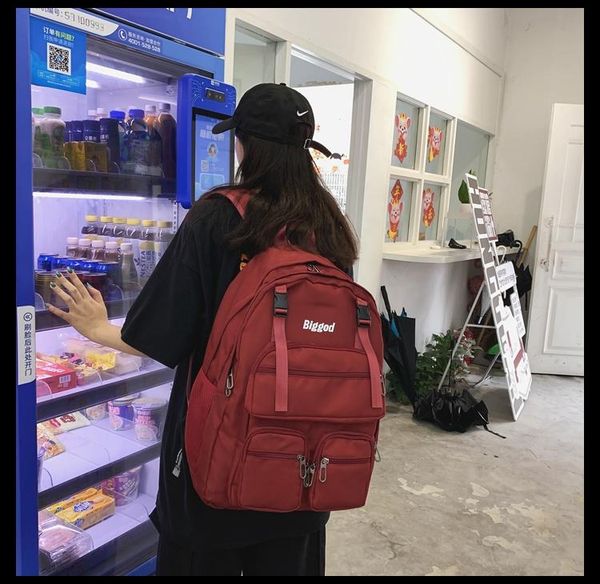 backpack pb035 high school students fashion trend personality 2021 female all-match campus
backpack pb035 high school students fashion trend personality 2021 female all-match campus