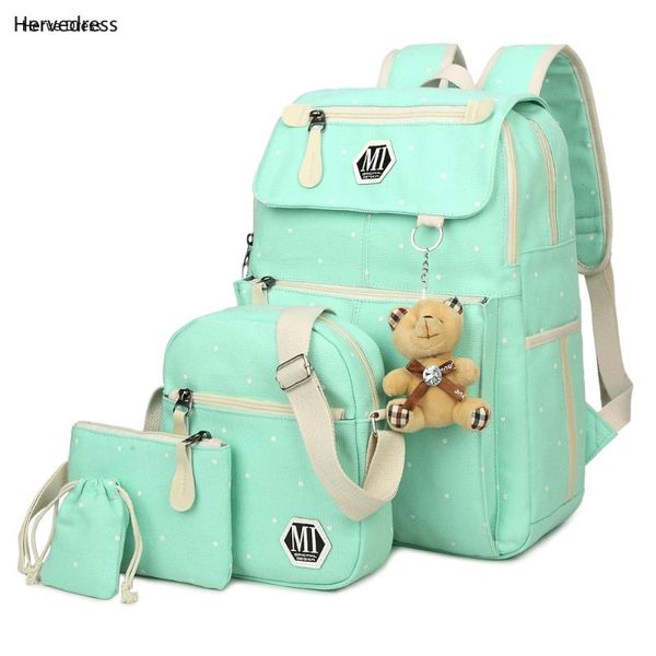 backpack women canvas 4pcs/set school backpacks college schoolbag fashion plecak for teenager girl and boys rucksack moclila shoulder bag
backpack women canvas 4pcs/set school backpacks college schoolbag fashion plecak for teenager girl and boys rucksack moclila shoulder bag