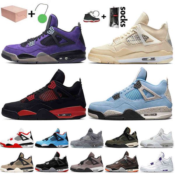 luxurys designers jumpman 4 4s basketball shoes with box travis scotts purple sail red thunder university blue starfish mens trainers women
luxurys designers jumpman 4 4s basketball shoes with box travis scotts purple sail red thunder university blue starfish mens trainers women