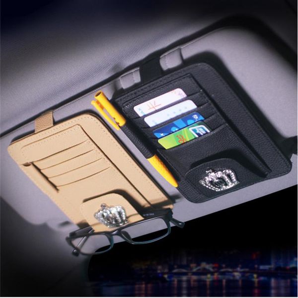 car organizer sun visor holder glasses card clip crystal diamond leather universal auto interior accessories pocket
car organizer sun visor holder glasses card clip crystal diamond leather universal auto interior accessories pocket