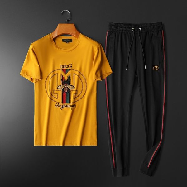 tracksuits sport suit fashion classic 2021 design short sleeve trousers registered trademark combination trend odel cotton embroidery casual, Gray
tracksuits sport suit fashion classic 2021 design short sleeve trousers registered trademark combination trend odel cotton embroidery casual, Gray