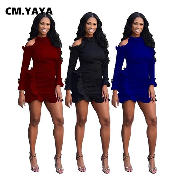 cm.yaya mini dress women solid full sleeve shouler hollow out zip dresses sheath elastic fashion vestidos spring outfits casual, Black;gray
cm.yaya mini dress women solid full sleeve shouler hollow out zip dresses sheath elastic fashion vestidos spring outfits casual, Black;gray