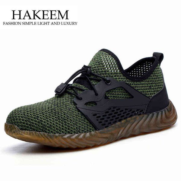 drop ship outdoor summer men's breathable steel toe anti smash protective safety shoes men puncture proof low work shoes boots 211216, Black
drop ship outdoor summer men's breathable steel toe anti smash protective safety shoes men puncture proof low work shoes boots 211216, Black