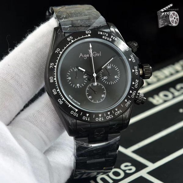 wristwatches men black sport 904l stainless steel japanese quartz chronograph sapphire watch, Slivery;brown
wristwatches men black sport 904l stainless steel japanese quartz chronograph sapphire watch, Slivery;brown
