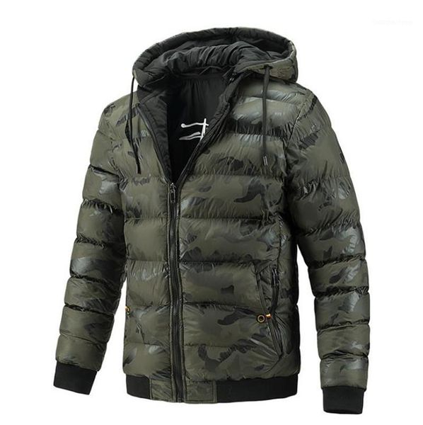 men's down & parkas 2021winter casual cotton jacket double-sided wear hooded camouflage coat, Black
men's down & parkas 2021winter casual cotton jacket double-sided wear hooded camouflage coat, Black