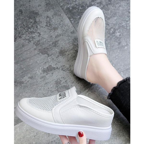 female summer wear outside 2021 han edition is increased in the bottom thick gauze baotou air lazy women slippers, Black
female summer wear outside 2021 han edition is increased in the bottom thick gauze baotou air lazy women slippers, Black