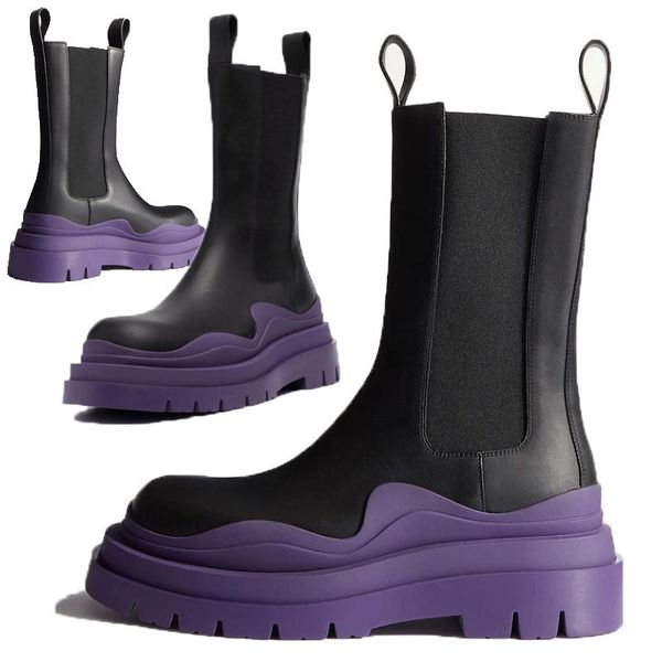 2021 aaa+ black purple soles bottega-booties tire boots man women platform chunky boot lady boot luxury designer women boots mid-calf design
2021 aaa+ black purple soles bottega-booties tire boots man women platform chunky boot lady boot luxury designer women boots mid-calf design