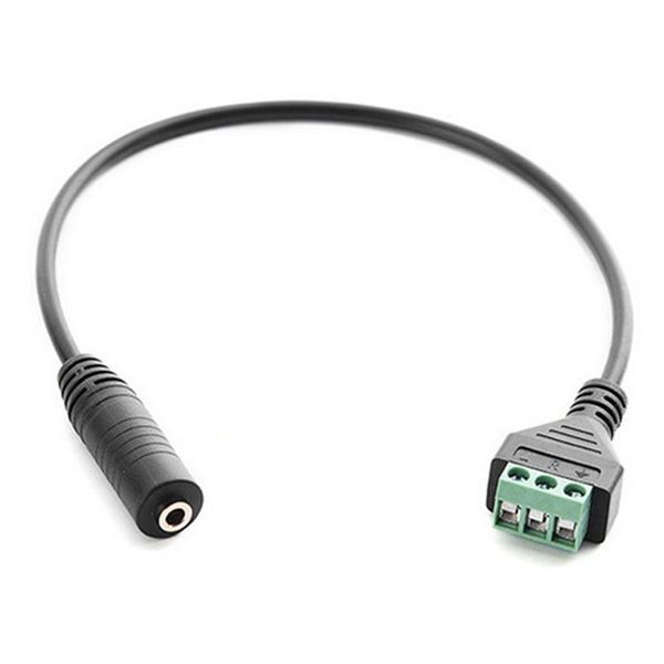3.5 mm male 3 pin pole stereo to av screw terminal jack block plug connector computer cables & connectors
3.5 mm male 3 pin pole stereo to av screw terminal jack block plug connector computer cables & connectors