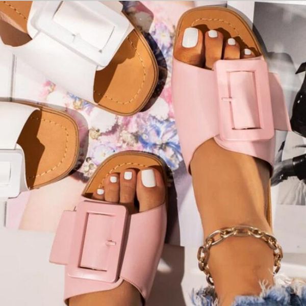 slippers women summer casual flats women's sandals pu fashion ladies buckle slides beach shoes outdoor female flip flops, Black
slippers women summer casual flats women's sandals pu fashion ladies buckle slides beach shoes outdoor female flip flops, Black