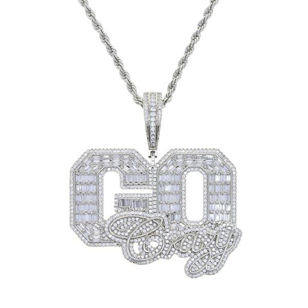 chains iced out bling letters go crazy pendant necklace 5a zircon gold silver color necklaces men's women hip hop jewelry
chains iced out bling letters go crazy pendant necklace 5a zircon gold silver color necklaces men's women hip hop jewelry