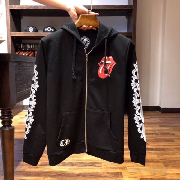 ch fashion brand crosin zipper hoodie men's and women's loose printed cotton sweater lovers' spring and autumn hoodie, White;black
ch fashion brand crosin zipper hoodie men's and women's loose printed cotton sweater lovers' spring and autumn hoodie, White;black
